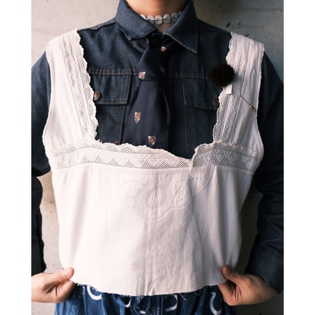 antique cotton short tops