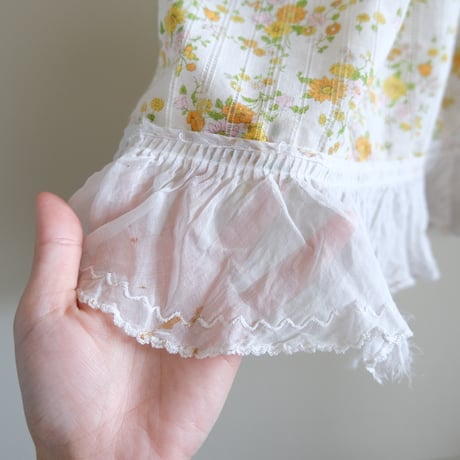 70s flower dress ※as is