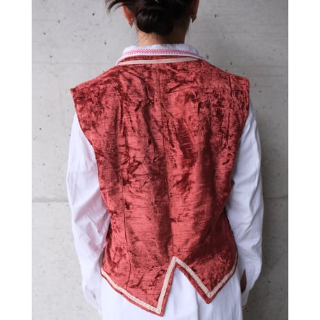 velours vest