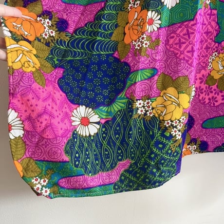 flower poncho dress