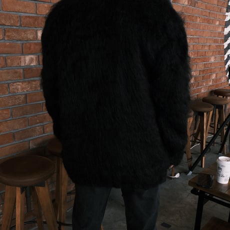 "BAA COSTUME MFG." / king mohair sweater / black