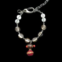 eski. original shell chain necklace "girl mascot"