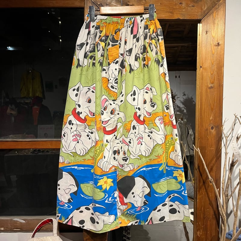 eski. ビンテージシーツリメイクスカート エスキ eski. original remake / bed sheet skirt 