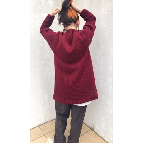 50s〜 unknown / lettered  cardigan
