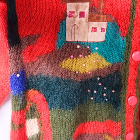 mohair cardigan "🏠"