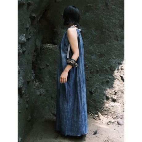 eski.  original dress / overdye "blue"