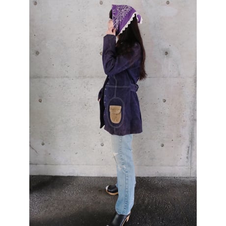 〜70s suède leather jacket