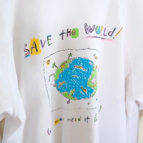Hanes / “SAVE THE WORLD” sweat