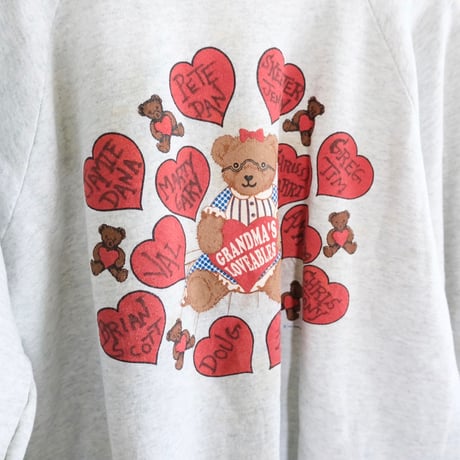 FRUIT OF THE LOOM / bear×heart sweat