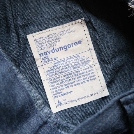 90's U.S.NAVY sailor denim pants "cut off"