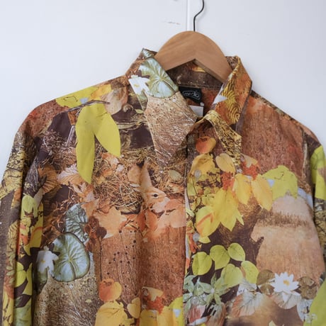 70s photo print shirt
