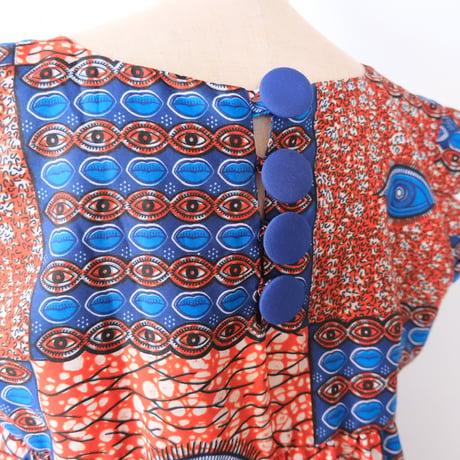 "eye & rip" batik dress