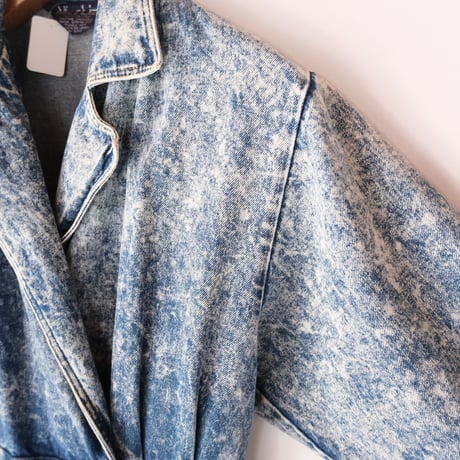 chemical denim all-in-one