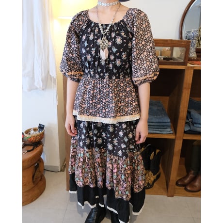 70s "Young Edwardian by Arpeja" dress