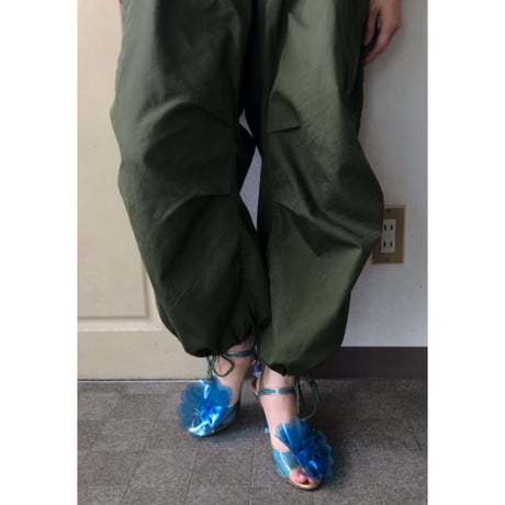 miumiu / pvc clear flower sandal
