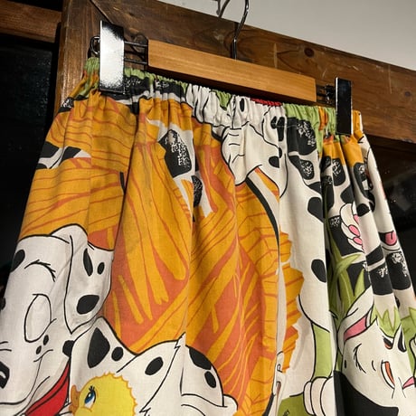 eski. original remake / bed sheet skirt "101 Dalmatians"