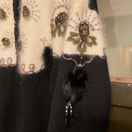 design knit cardigan