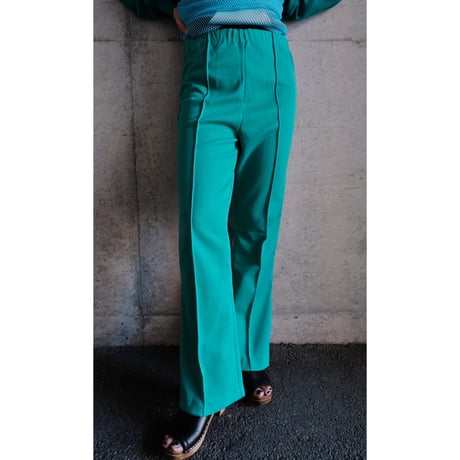 easy slacks pants “green”