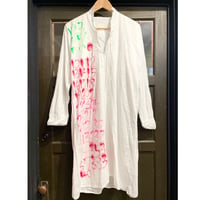 eski. × 画楽  antique linen dress
