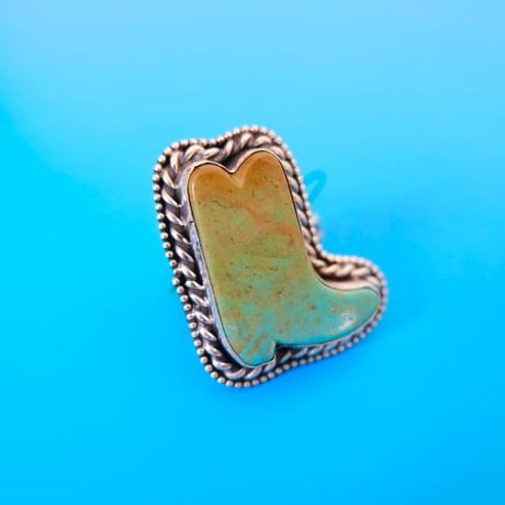 navajo / "western boots" ring