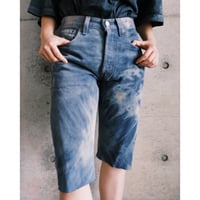 Levi’s / tie dye half denim pants