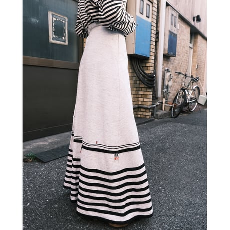 wrap skirt with line