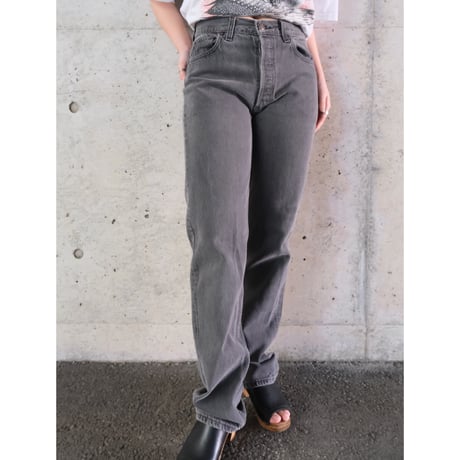 Levi's 501 / black denim / made in USA
