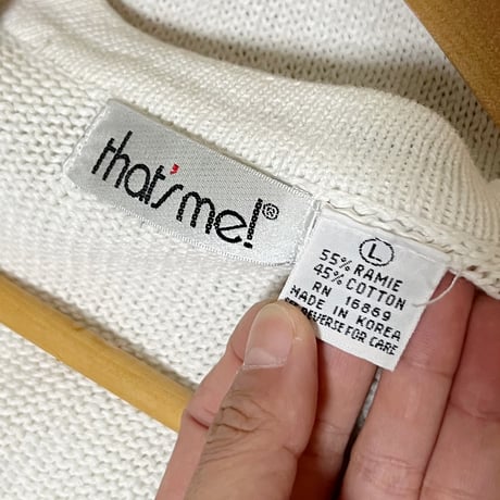 cotton knit vest