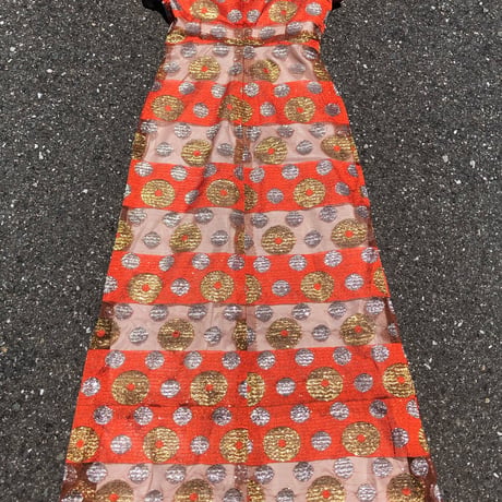 70s special vtg / tulle long dress