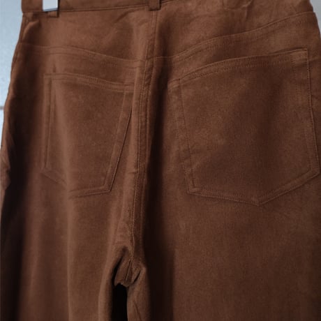 brown velours  pants