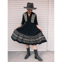 〜60s vintage dress / navy