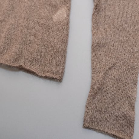 see-through mohair knit