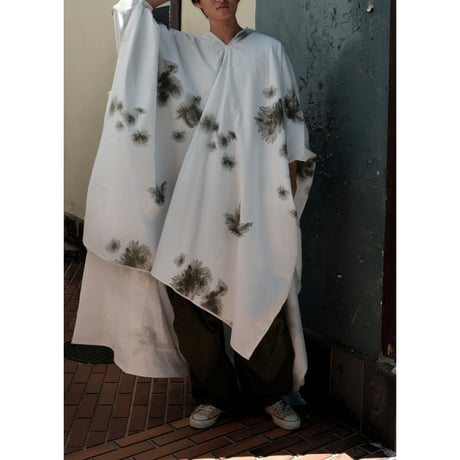 60s German army / snow camo poncho