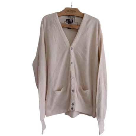 made in usa / acryl knit cardigan