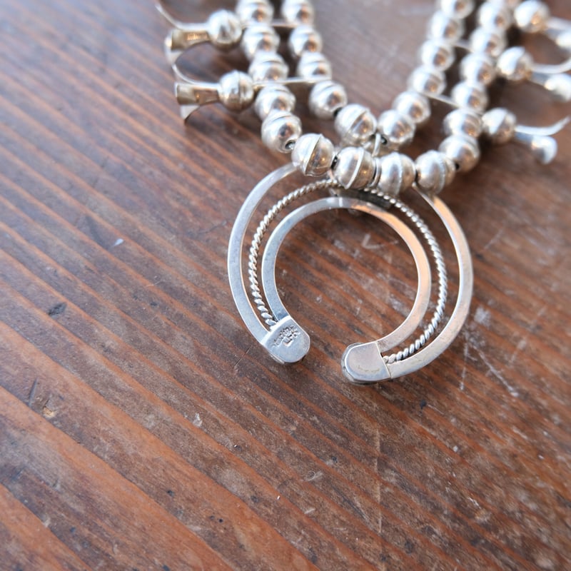 LeonKurley/squash blossom naja necklace/navajo