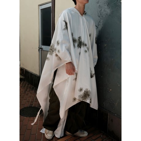 60s German army / snow camo poncho