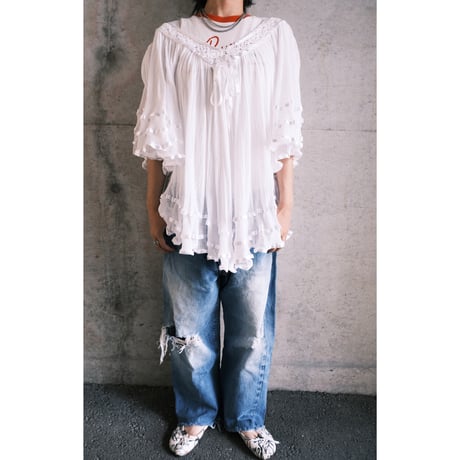 Greece blouse / white