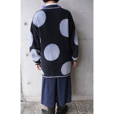 dot cotton knit