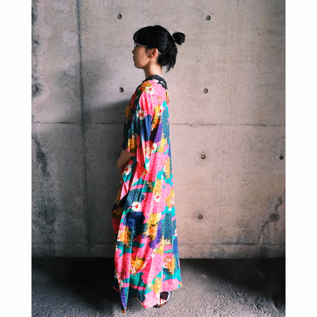 flower poncho dress