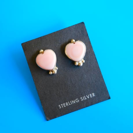 navajo / conch shell heart pierce