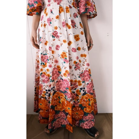 flower print dress
