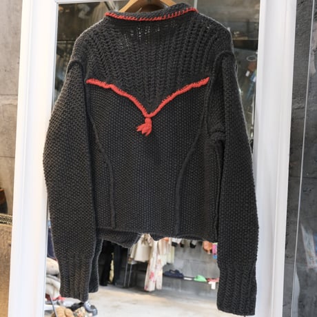 chain button cardigan