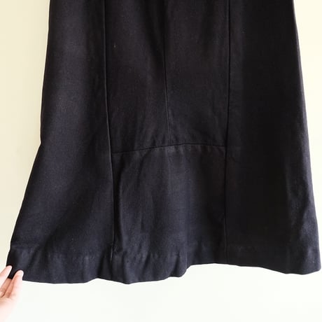 wool marine skirt