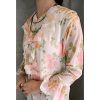 flower sheer dress