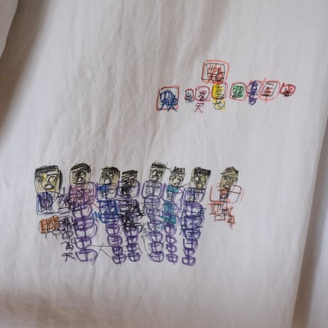 eski. × 画楽 / original linen dress