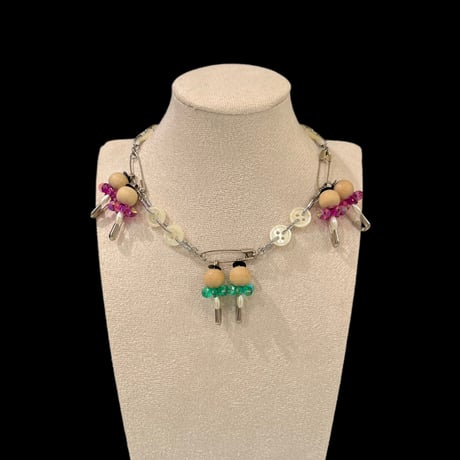 eski. original shell chain necklace "fairy"