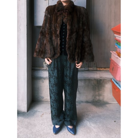 vintage fur cape