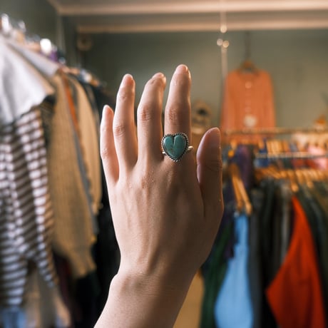 indian jewely "♡" turquoise ring