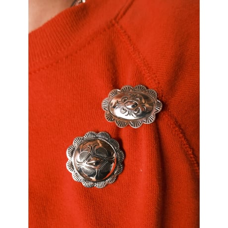 navajo / concho brooch