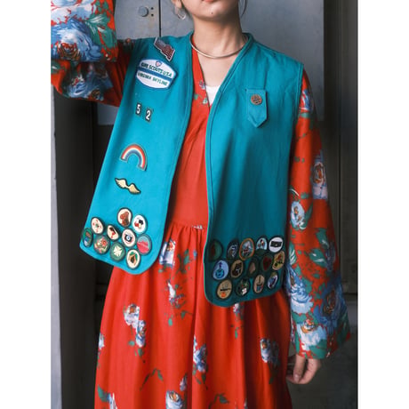 girls scouts patch vest